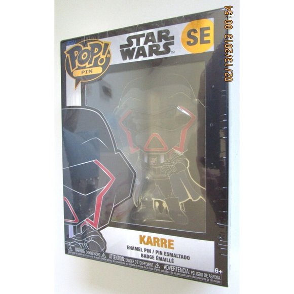 Funko STAR WARS SE - KARRE Special Edition Enamel Pop Pin Badge - New BOX SEALED - Picture 2 of 8